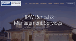 Desktop Screenshot of hpwrentals.com